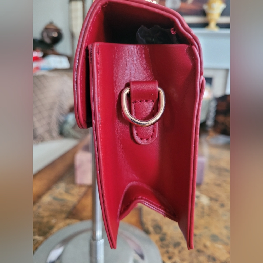 Cherry Print Red and White Handbag/crossbody - Picture 3 of 7